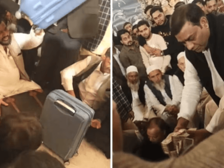 दूल्हे पर हुई 'धन की बरसात', नोट गिनने में एक्स्ट्रा शिफ्ट पर बुलाए गए रिश्तेदार! साली और काज़ी हुये मालमाल॥